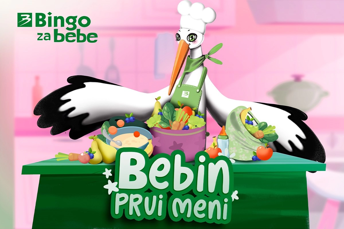 Bingo Roda predstavlja „Bebin prvi meni“: knjigu recepata kreiranu s puno ljubavi i namirnice na posebnim akcijama